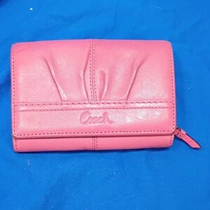 Coach Vintage Y2K Pink Leather Wallet